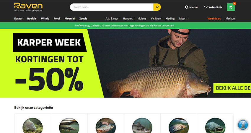 Anemoon vis Pionier Respect Onzevissen.nl - Raven Hengelsport de grootste winkel voor jouw visspullen
